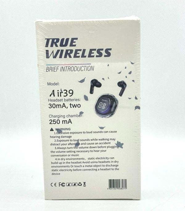 🎧 Air39 Wireless Earbuds | Bluetooth 5.3 | Heavy Bass | Noise Reduction | LED Display Mayari Super Store