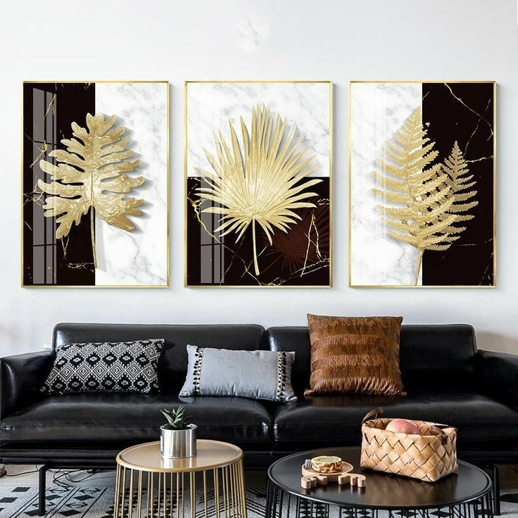 🌸 Set of 3pcs Flower Metal Art Wall Frame – Home & Office Wall Decor - Mayari Super Store