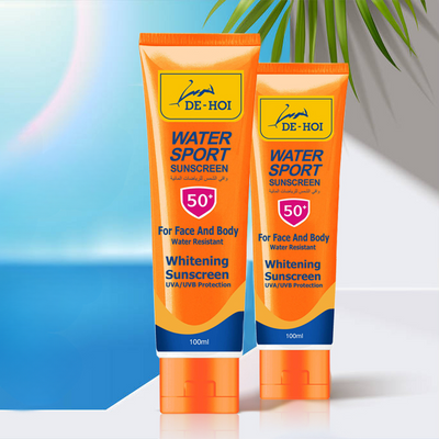 🌞 De-Hoi Water-Resistant Whitening & Moisturizer Sunblock Sunscreen | SPF 50+ | Face & Body - Mayari Super Store