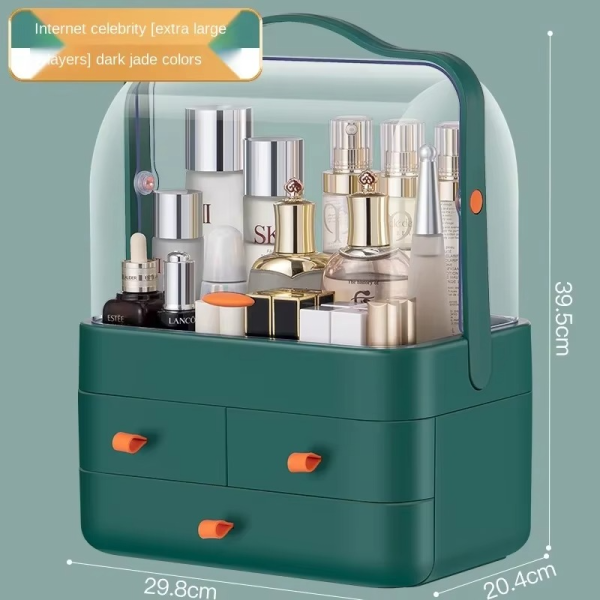 Multi-functional Acrylic Cosmetic Organizer with Multiple Drawers – Elegant Storage Solution for Makeup & Skincare