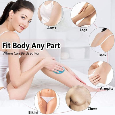 Crystal Hair Remover – Portable Painless Hair Removal Tool (Reusable & Washable) - Mayari Super Store