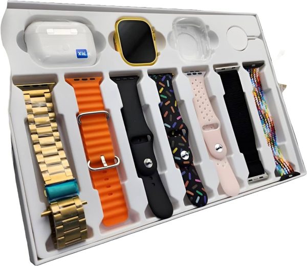 ⌚ i20 Ultra Max Smart Watch – 2.3” Infinite Display | Premium 10-in-1 Combo (AirPods + 7 Straps) Mayari Super Store