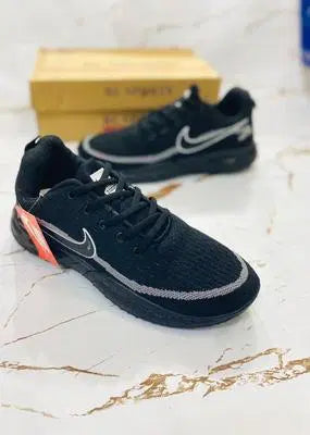 👟 Men's Running Joggers – Comfortable Fabric in Black