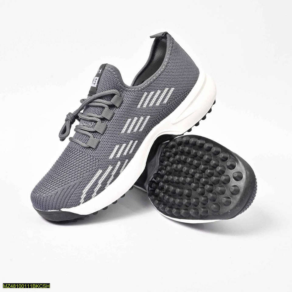 Black Camel Gripper Sports Shoes – Grey