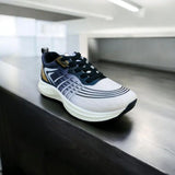 👟 Men's Casual Grey Sneakers – Stylish Synthetic Leather Footwear