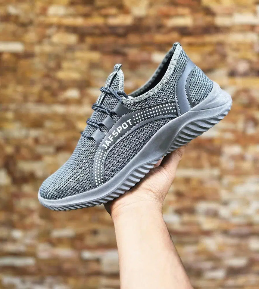 👟 Men's Casual Breathable Fashion Sneakers - JF018, Grey