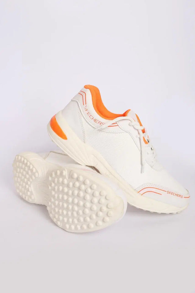 👟 Men's White Synthetic Leather Casual Gripper - Perfect for Running & Everyday Wear