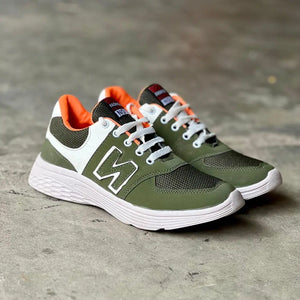 👟 Men's Knit Fabrics Running Sneakers – Lightweight & Breathable