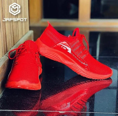 👟 Men's Running Walking Casual Shoes - JF015, Red