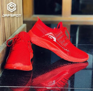 👟 Men's Running Walking Casual Shoes - JF015, Red