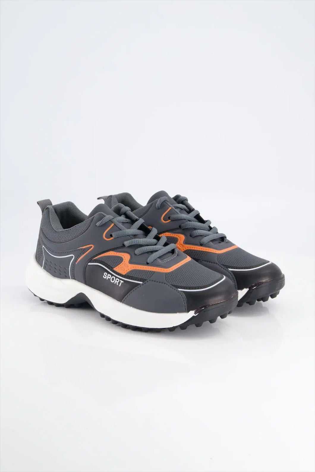 👟 Black Camel Sports Gripper Shoes - DL884, Gray