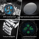 ⌚ Skemie 1389 Men’s Digital Analog Watch – Waterproof, Stainless Steel, Multi-Time Chronograph (Without Box) Mayari Super Store