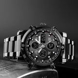⌚ Skemie 1389 Men’s Digital Analog Watch – Waterproof, Stainless Steel, Multi-Time Chronograph (Without Box) Mayari Super Store