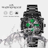 ⌚ Skemie 1389 Men’s Digital Analog Watch – Waterproof, Stainless Steel, Multi-Time Chronograph (Without Box) Mayari Super Store