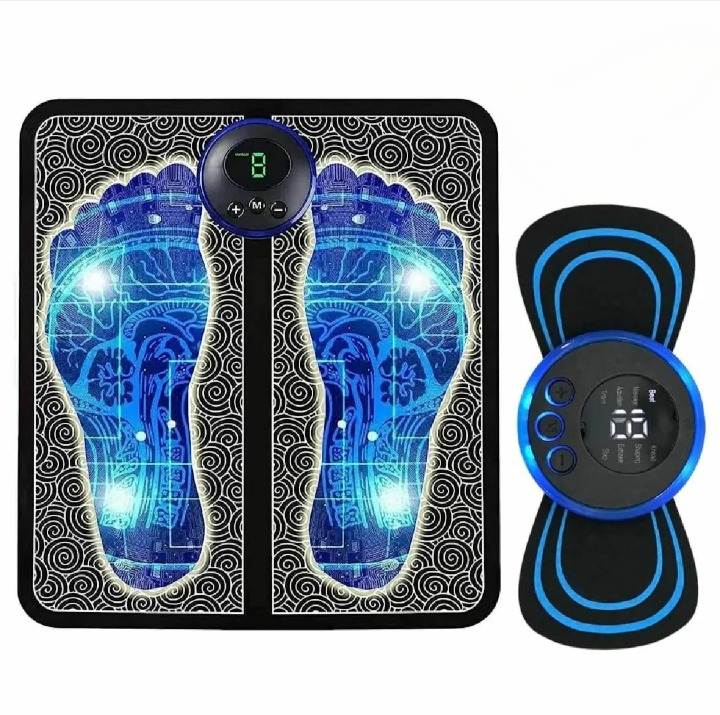 EMS Foot Massager Mat – USB Rechargeable Smart Acupuncture Foot Pad - Mayari Super Store
