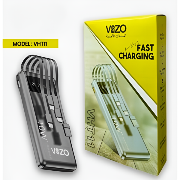 🔋 VHT-11 – 10,000mAh Full-Size Power Bank | Vizo VHT-11 for Android & iPhone Mayari Super Store