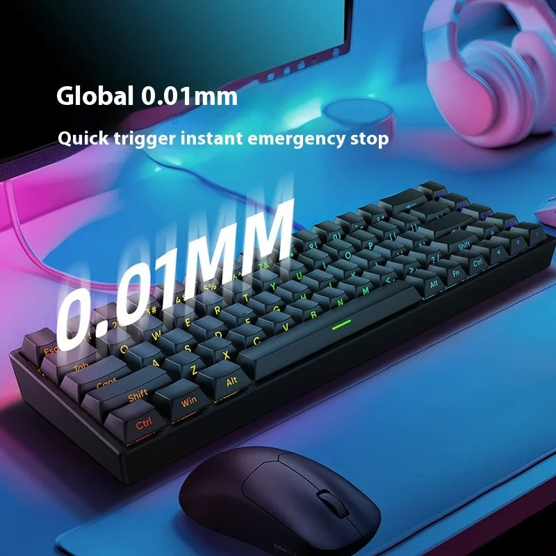 Tezarre TK-63 Pro RGB Wireless Mechanical Gaming Keyboard – Mini RGB Backlight Keyboard for PC, Laptop & Gamers Mayari Super Store