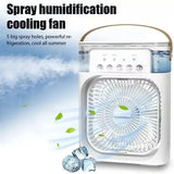 🌬️ Portable Air Conditioner Fan – 3 in 1 Mini Cooler with LED Light & Humidifier 💦✨ Mayari Super Store