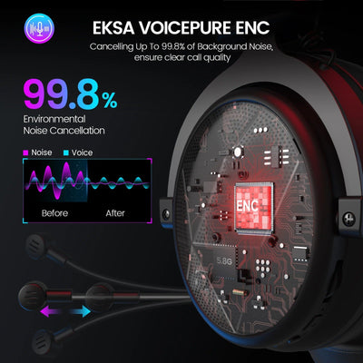 🕹️ Eksa T8 Stereo Gaming Headset – Best Gaming Headphone for PC, Console & Mobile 🎧 Mayari Super Store