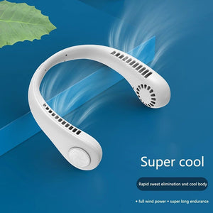 🌀 Portable Neck Fan – Bladeless, Rechargeable & Hands-Free Mayari Super Store