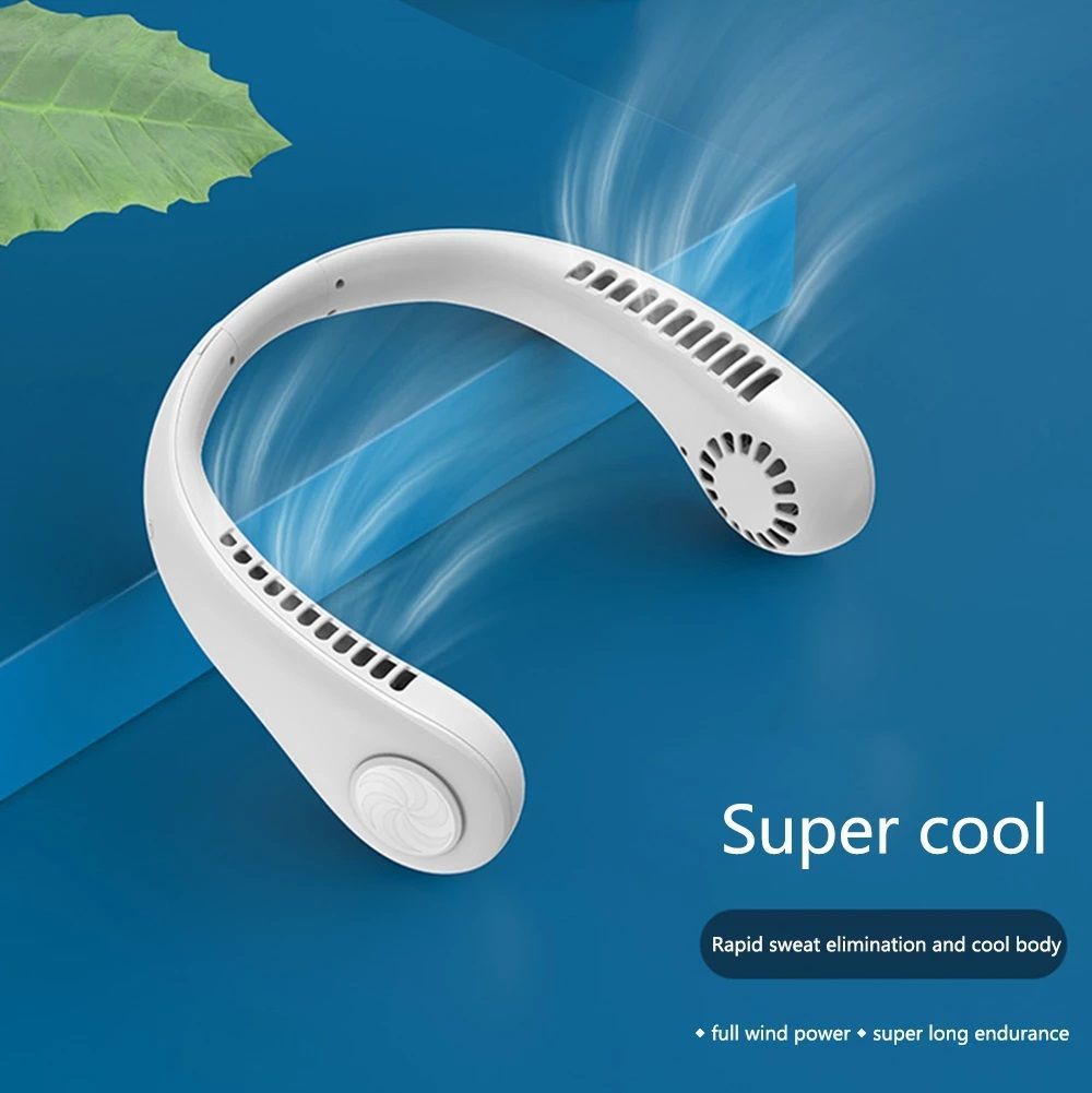 🌀 Portable Neck Fan – Bladeless, Rechargeable & Hands-Free Mayari Super Store