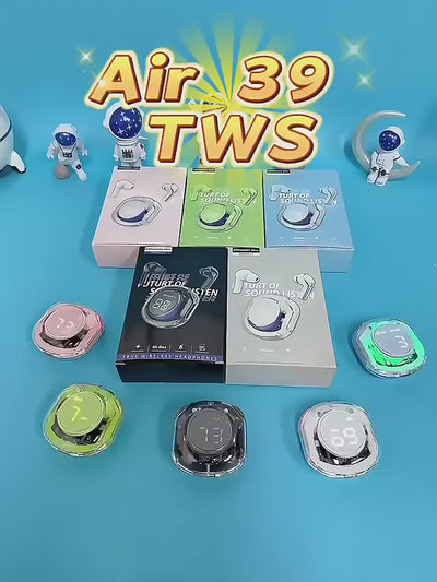 🎧 Air39 Wireless Earbuds | Bluetooth 5.3 | Heavy Bass | Noise Reduction | LED Display