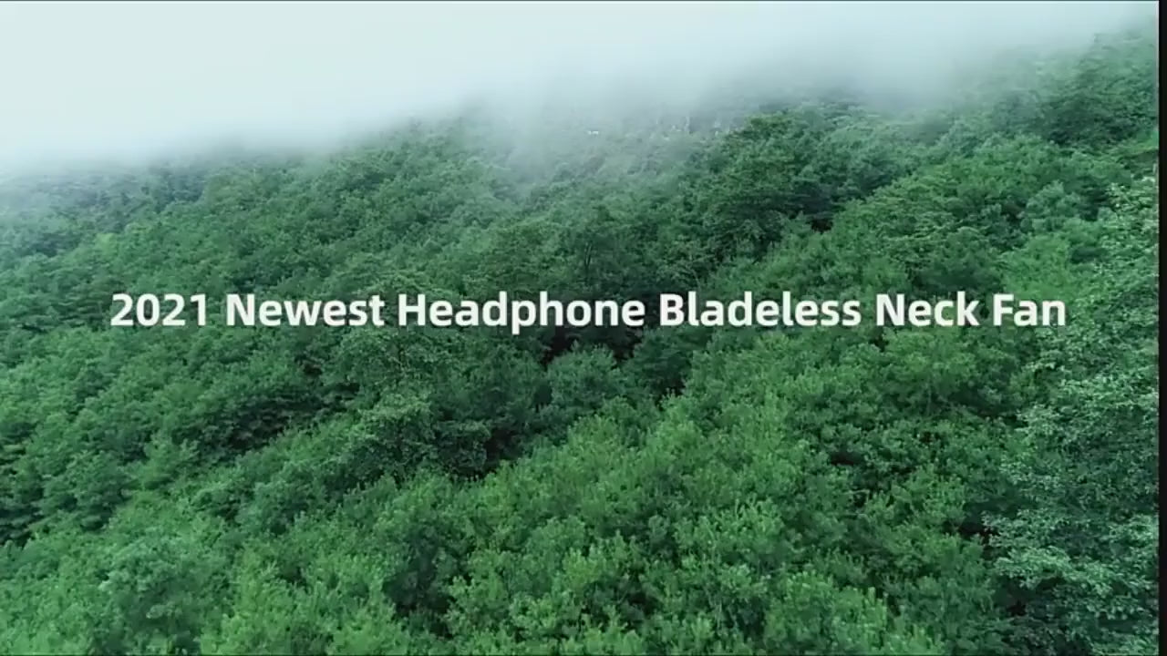 🌀 Portable Neck Fan – Bladeless, Rechargeable & Hands-Free
