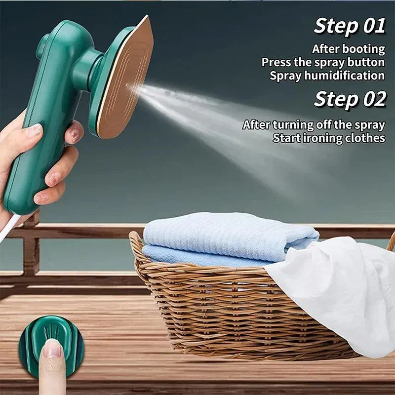 🔥👔 Professional Portable Mini Electric Steam Iron – Smooth Wrinkles in Seconds! 👔🔥 Mayari Super Store