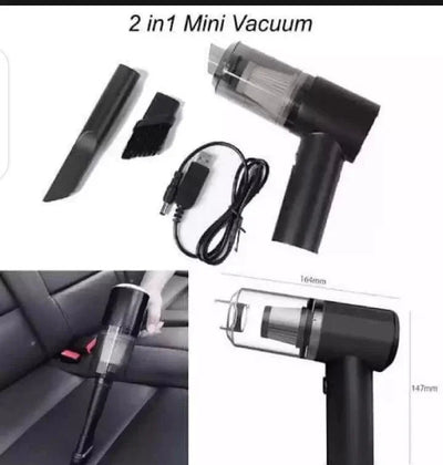 🚗 2-in-1 Portable Car Vacuum Cleaner – Powerful, Compact & Easy to Use 🚗 - Mayari Super Store