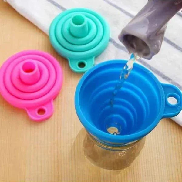 🍳 Silicone Oil Funnel – Kitchen Liquid Oil Dispensing Tool 🍳 - Mayari Super Store