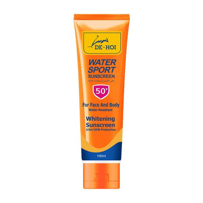 🌞 De-Hoi Water-Resistant Whitening & Moisturizer Sunblock Sunscreen | SPF 50+ | Face & Body - Mayari Super Store