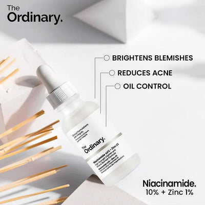 🌟 The Ordinary Niacinamide 10% + Zinc 1% – 30ml | Oil Control, Pore Minimizing & Blemish Solution Serum - Mayari Super Store