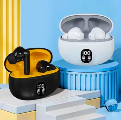 🎧 TWS Wireless Earbuds – Bluetooth 5.3 | ENC Noise Cancellation | LED Display | HiFi Stereo Mayari Super Store