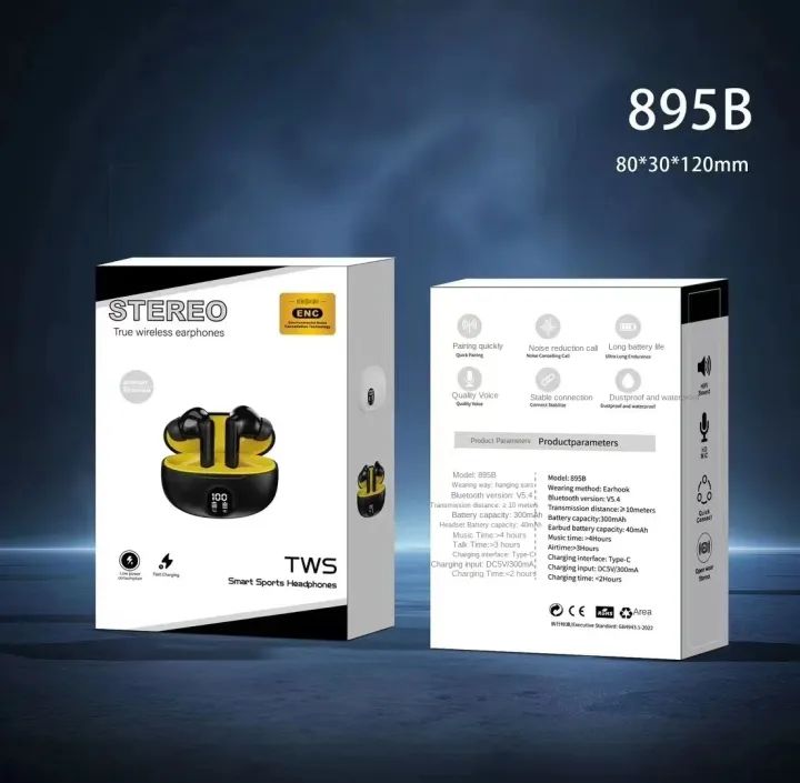 🎧 TWS Wireless Earbuds – Bluetooth 5.3 | ENC Noise Cancellation | LED Display | HiFi Stereo Mayari Super Store