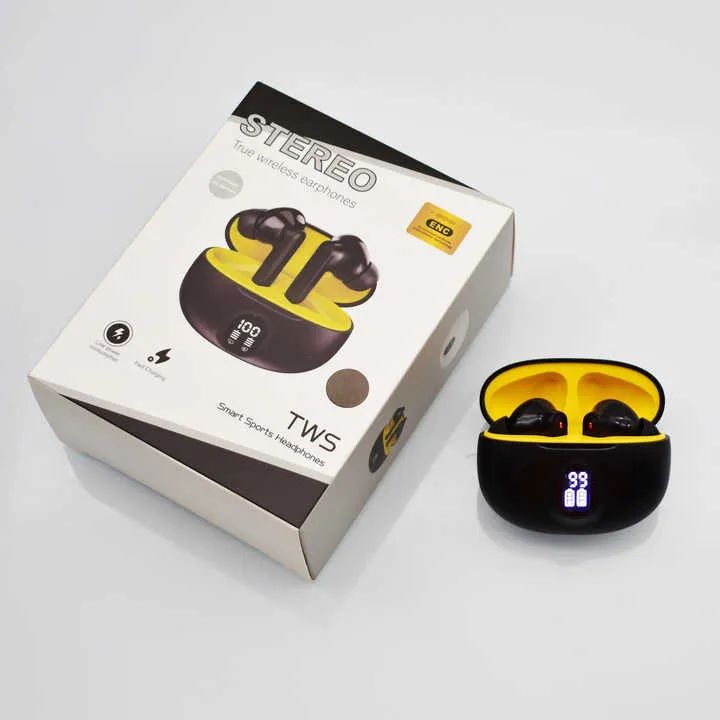 🎧 TWS Wireless Earbuds – Bluetooth 5.3 | ENC Noise Cancellation | LED Display | HiFi Stereo Mayari Super Store